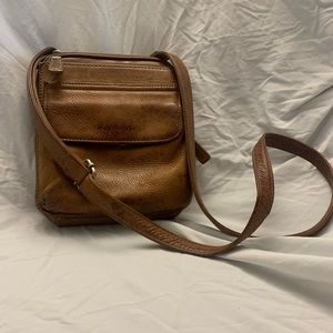 Fossil distressed leather purse